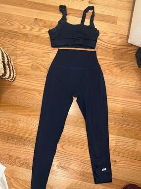 Set Active Sportbody Waffle knit Sports Bra & High-Waist Leggings Set